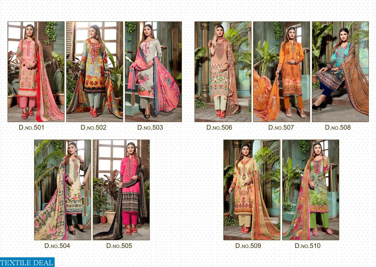 house of lawn muslin vol-5 Wholesale Ethnic dress material